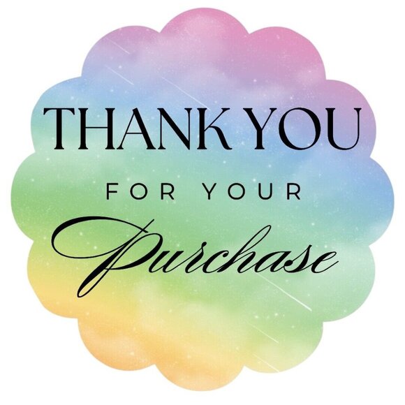 Thank you for your purchase Stickers Small Business Packaging labels 2" - Picture 1 of 2